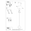 Wisząca lampa drewniana SL.1011 ekologiczna do sypialni