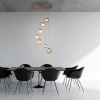 Lampa wisząca sterowana pilotem POPUP brązowa 2587-97 7x3W LED 2200-5000K z regulacją barwy