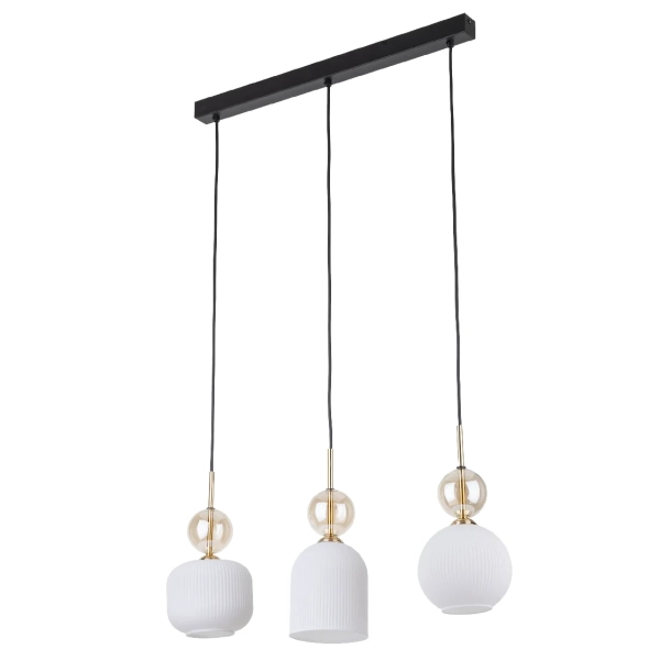 Żyrandol do jadalni nad stół Sophia Cognac 11591 na belce beżowy