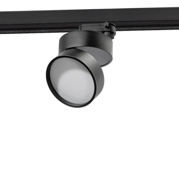 Czarna lampa Mona LED 12W do 3-fazowego systemu szynowego