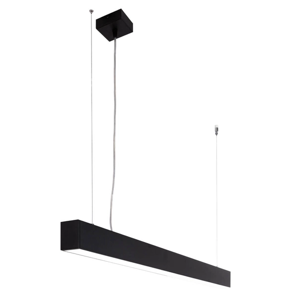 Biurowa lampa wisząca Traversi PRD-5470-142-BK-830-PN Italux LED 44W 3000K czarna