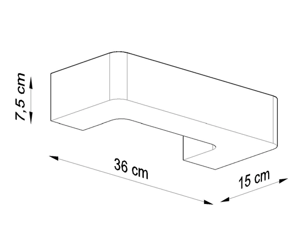 Kinkiet LAMPA ścienna SL.0034 OPRAWA ceramiczna biała
