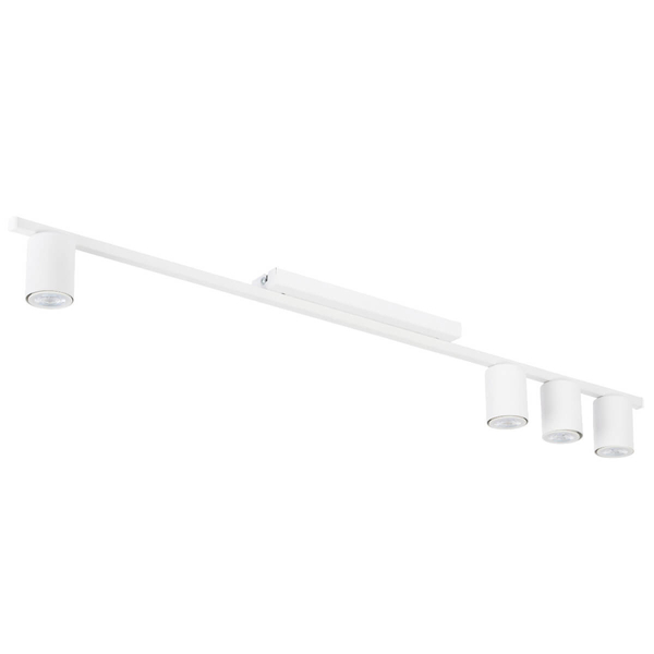 Lampa sufitowa z regulacją Logan 4571 tubki sople do jadalni biała