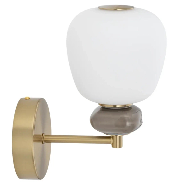 Ścienny kinkiet CERAMIC 11703 LED 8W 3000K ceramiczny biały szary
