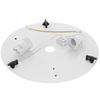 Minimalistyczna lampa sufitowa Cleo 137623689832 Team okrągła szara
