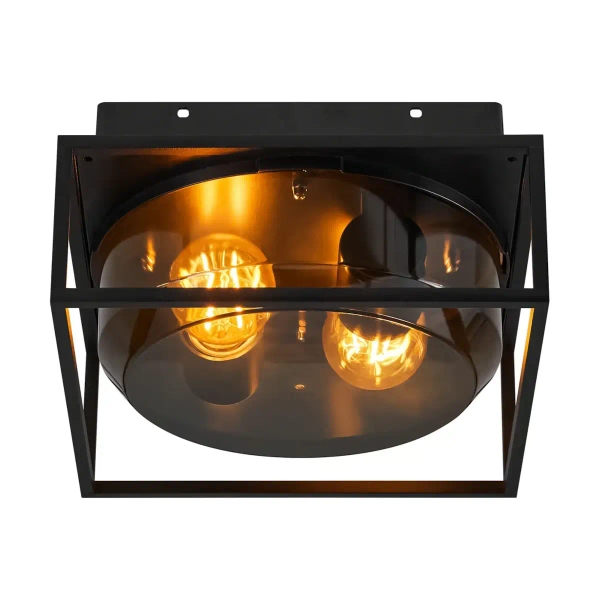 Lampa sufitowa zewnętrzna GRIFFIN 2218126047 IP44 przydymiony