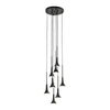 Wisząca lampa kaskadowa Kanzaki 8533 Shilo LED 36W 4000K metalowa czarna