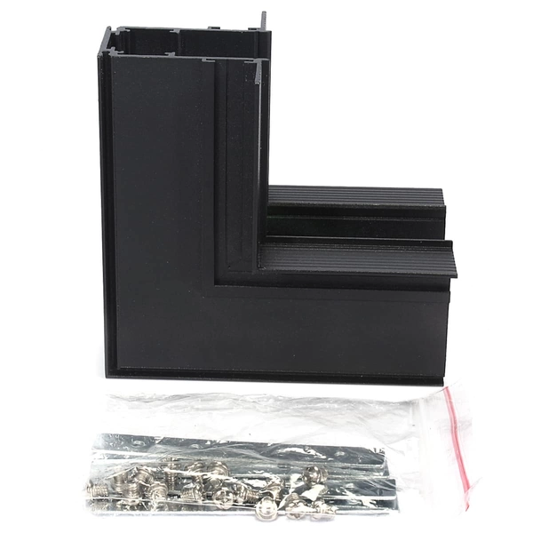 Łącznik kątowy do szyn magnetycznych natynkowych 868 Domeno LED czarny