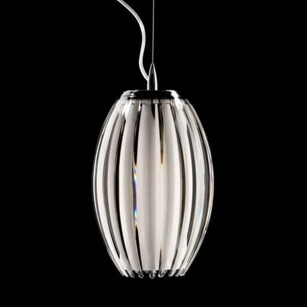 Dekoracyjna lampa wisząca Elba AZ0158 Azzardo szklana transparentna