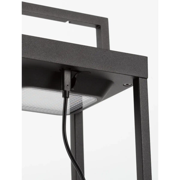Stojąca lampa na taras OLVERTO LE75291 LED 2W 3000K solarny IP54 antracyt