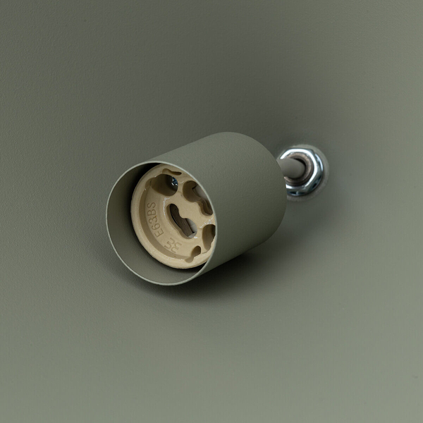 Stożkowa lampa wisząca ZENITH 11488 szałwiowy