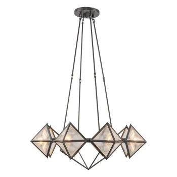 Modernistyczna wisząca lampa Cairo QN-CAIRO8-UBZ-CR szklany czarny