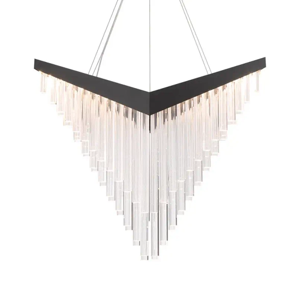 Lampa wisząca glamour Vivien QN-VIVIEN-P-L-BK LED 40W 3000K czarna