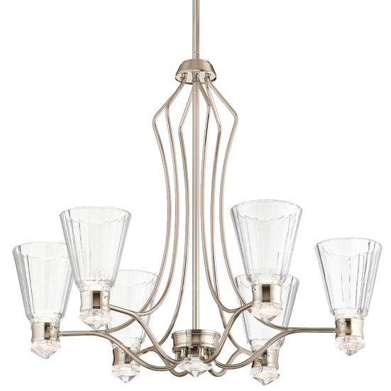 Lampa wisząca QN-KAYVA13-PN LED 36W karafki nikiel