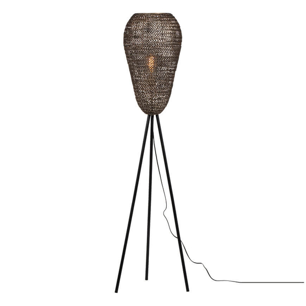 Stojąca lampa na trójnogu ZIVA 465300104 Trio druciana czarny