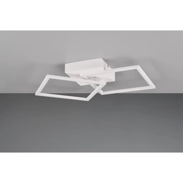 Kwadratowa lampa TRAIL R64492131 biała LED 20W 4000K sufitowa