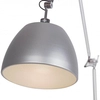 Metalowa lampa podłogowa Zyta AZ2310+AZ2593 Azzardo loft do salonu aluminium