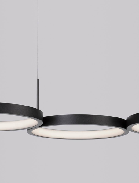 Designerska lampa wisząca GARCIA LE42829 Luces Exclusivas LED 41W 3000K czarna
