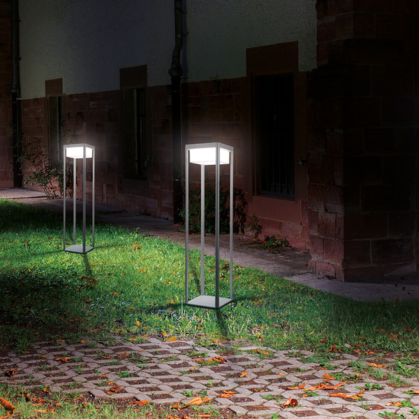 Lampa zewnętrzna stojąca Baker Street O021FL-L10B3K LED 10W 3000K czarna