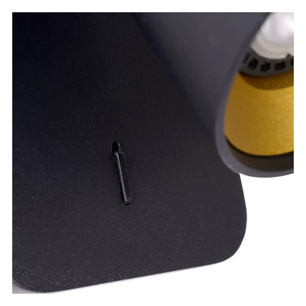 Ścienny kinkiet TURNON 09928/05/30 Lucide stożek loftowy czarny