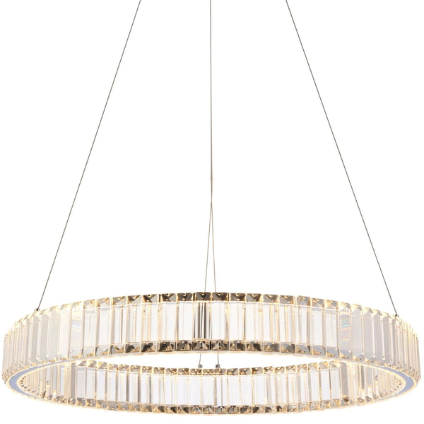 Kryształowy pierścień wiszący L&-1102255 Light& LED 36W 3000K glamour chrom