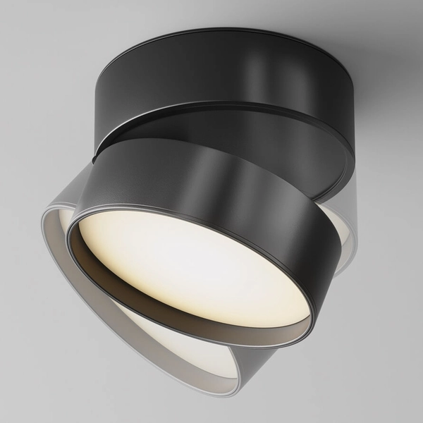 Lampa z regulacją sufitowa Onda C024CL-L18B LED 18W czarna