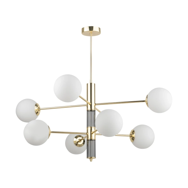 Wisząca lampa molekułowa Ultimo ULT-ZW-8 (Z) biała złoty połysk