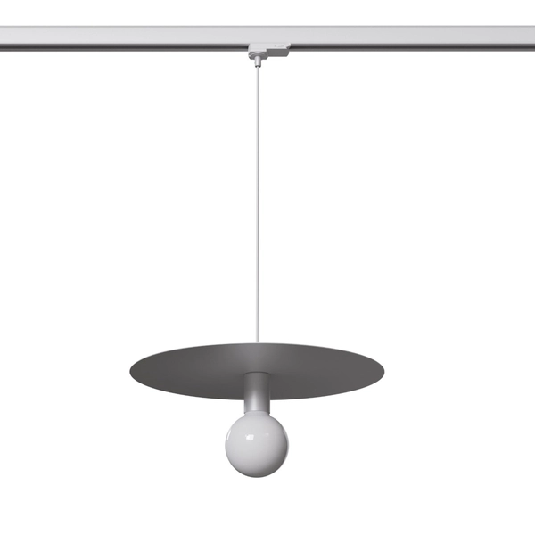 Wisząca lampa z żarówką FLAVIO MYL.00312 3-fazowa okrągła biały