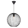 Wisząca lampa druciana BERONI 2213323003 nad stół czarny OUTLET