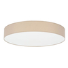 Plafon salonowy okrągły Rondo 4436 TK Lighting tkanina biały beżowy