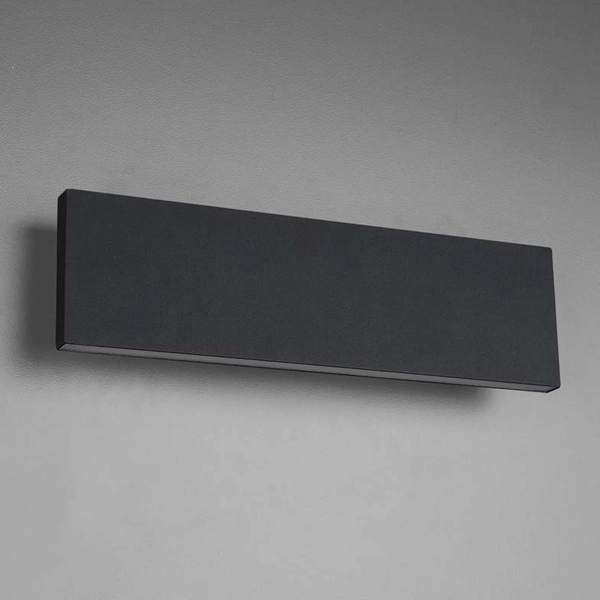 Ścienna listwa pokojowa Concha 225172942 LED 12W grafitowa prostokątna