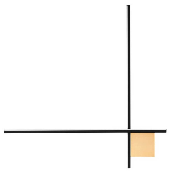 Lampa naścienna CHOTA LE44308 LED 20W 3000K do sypialni czarna złota