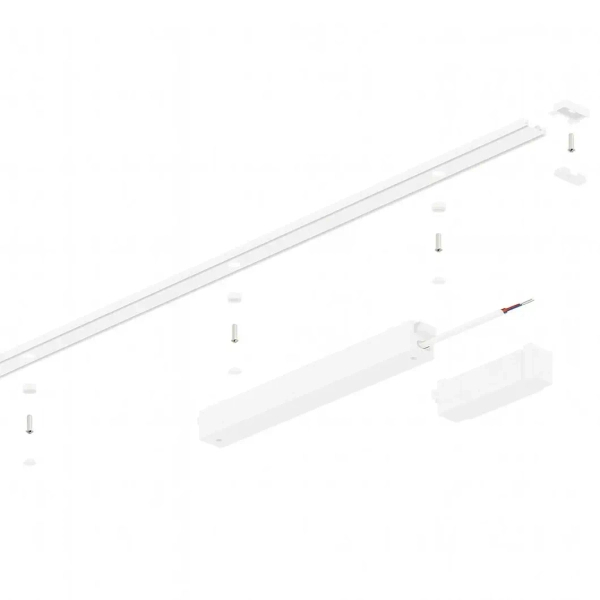 Natynkowy szynoprzewód magnetyczny 200cm Slim Magnetic ML2212 biały