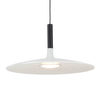 Wisząca lampa talerz Hank ST-10229P white LED 7W 3000K metalowa biała czarna