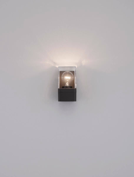 Elewacyjna lampa ogrodowa BARCA LE71497 Luces Exclusivas IP65 grafitowa