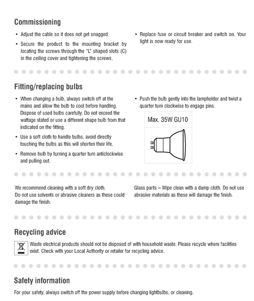 Sufitowa lampa reflektorowa Amalfi 60999 Saxby ściemniacz mosiądz