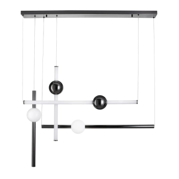 Wisząca lampa loftowa O-LINE LED 44W 3000K listwy nad stół ST-1691L-4 BLACK