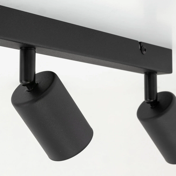 Potrójna lampa nasufitowa Top 6176 downlight tubki rurki czarna