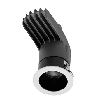 Oprawa wpuszczana Tork AZ6087 Azzardo LED 12W 3000-4000K metal biały czarny