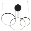 Lampa wisząca do salonu ring Circolo 10817 Nowodvorski LED 45W 3000K czarna