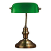 Stojąca LAMPA stołowa BANKERS 105931 Markslojd metalowa LAMPKA gabinetowa bankierska patyna zielona