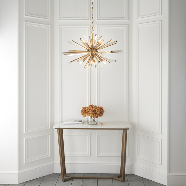 Wisząca lampa designerska L&-181935 Light& gwiazda mosiądz