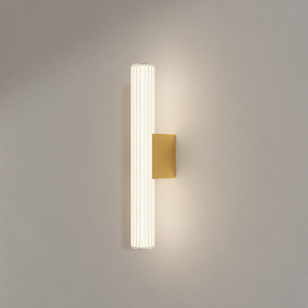 Ścienna lampa Linea LP-0510/1W-45 GD LED 8W 3000-6000K IP44 tubka złota