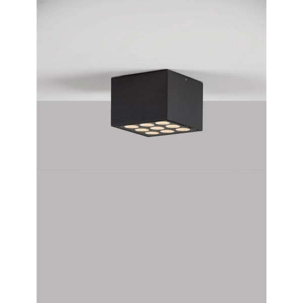 Ogrodowa lampa sufitowa JUNERIO LE75264 LED 17W 3000K IP54 antracyt