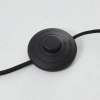 Podłogowa lampa do salonu Wiley 99091/09 ratanowa czarna beżowa