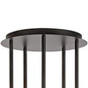 Modernistyczna LAMPA sufitowa UNIVERSE 108111 Markslojd metalowa OPRAWA szklane kule kaskada czarna przydymiona