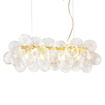 Jadalniany żyrandol nad stół Gross Bar 4200880-6509 bubbles przezroczysty