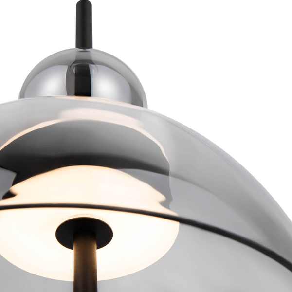 Lampa zwisająca Bangkok MOD185PL-L6B3K4 LED 12W 3000K czarny przydymiony