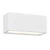 Prostokątna lampa ścienna MAYENNE 218560231 do łazienki IP44 biała