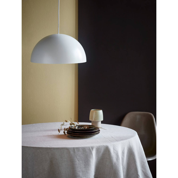 Jadalniana lampa wisząca Ellen 48573001 kopuła nad stół biały